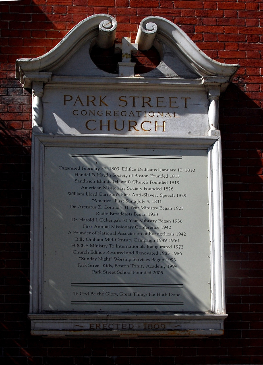 2011-09-11, 005, Park Street Church, Freedom Trail, Boston, MA