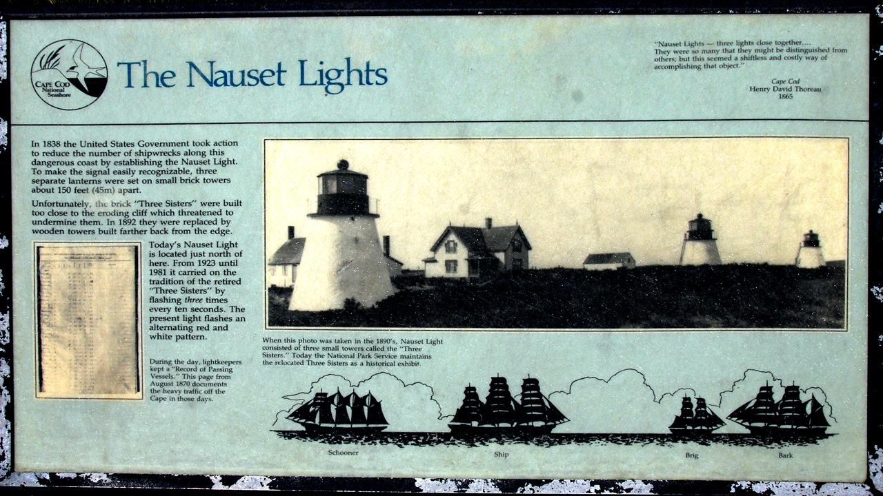 2011-09-13, 011, Three Sisters Lighthouses, Cape Code, MA