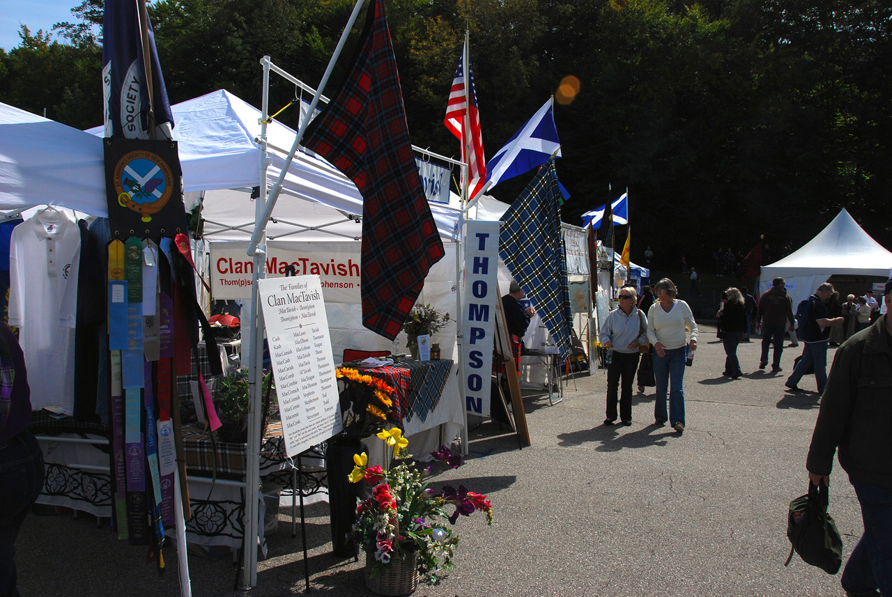 2011-09-17, 051, Clan Tents, The Highland Games