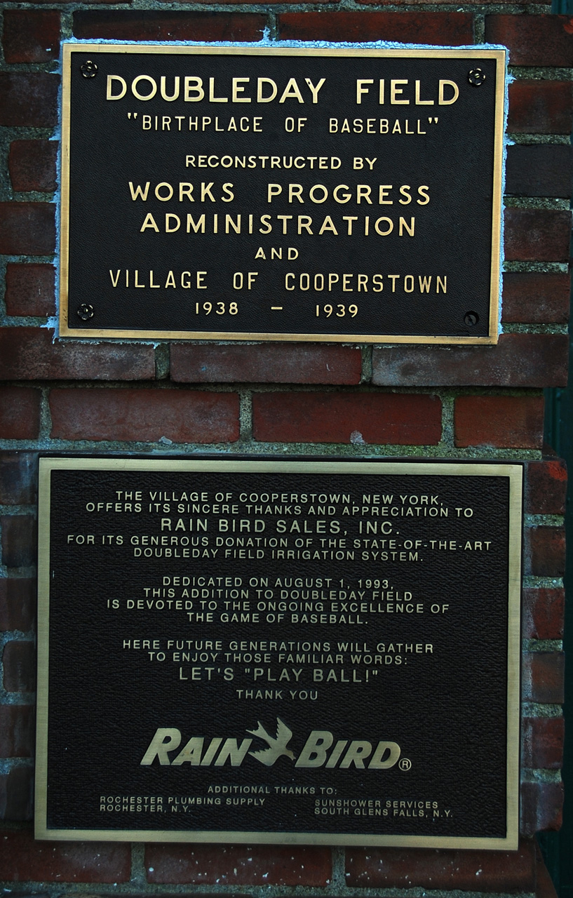 2011-10-11, 022, Doubleday Field, Cooperstown, NY