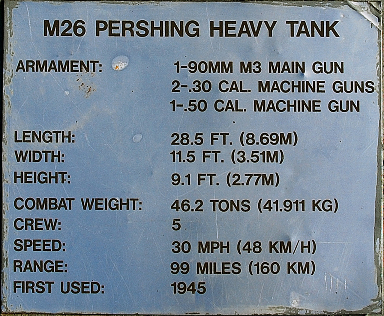 007, M26 Pershing Heavy