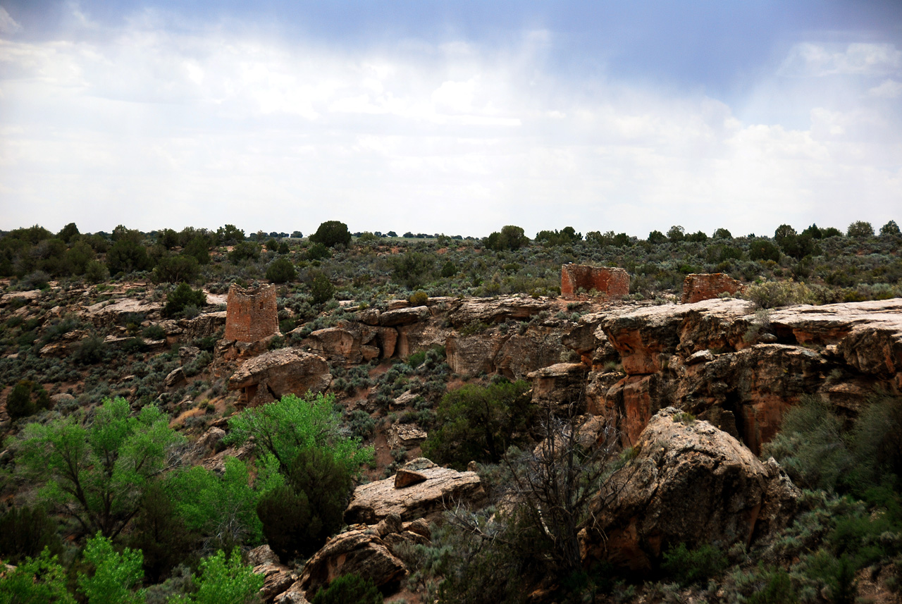 2013-06-03, 029, Twin Towers, Hovenweep NM, UT