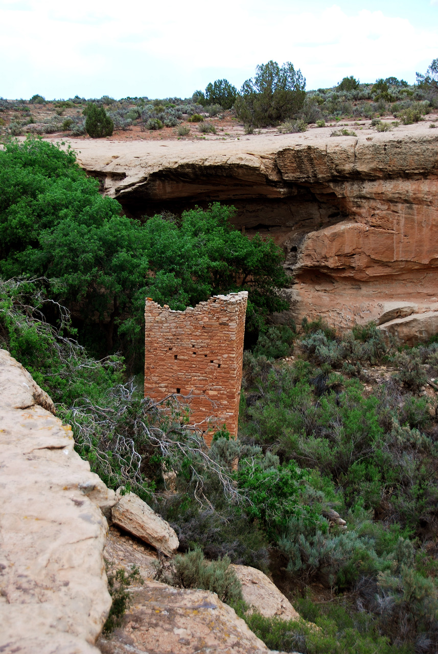 2013-06-03, 054, Square Tower, Hovenweep NM, UT