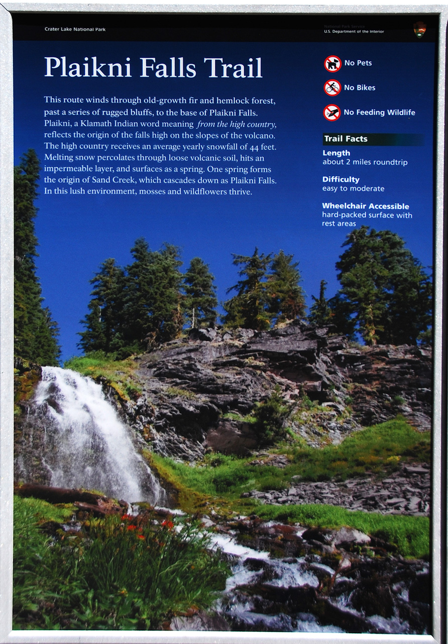 2013-07-13, 028, Plaikni Falls, Crater Lake NP, OR