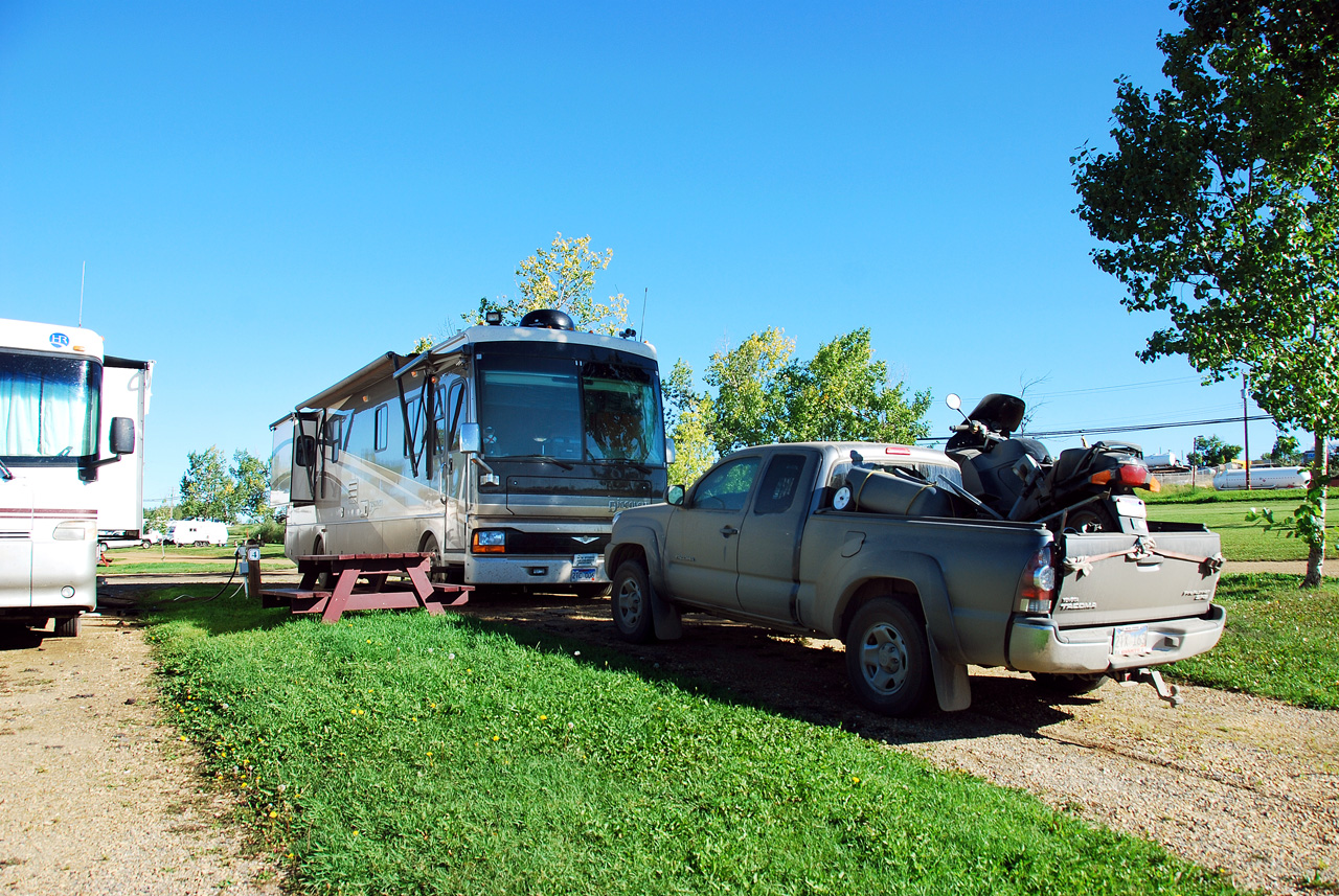 2013-08-16, 001, Mile '0' RV Park, Dawson Creek, BC