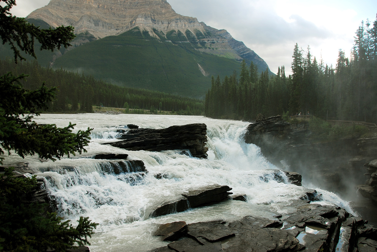2013-08-19, 019, Athabasca Falls in Jasper, AB