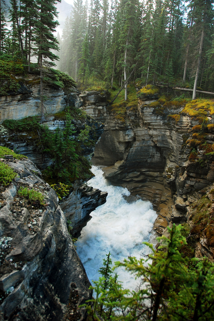 2013-08-19, 025, Athabasca Falls in Jasper, AB