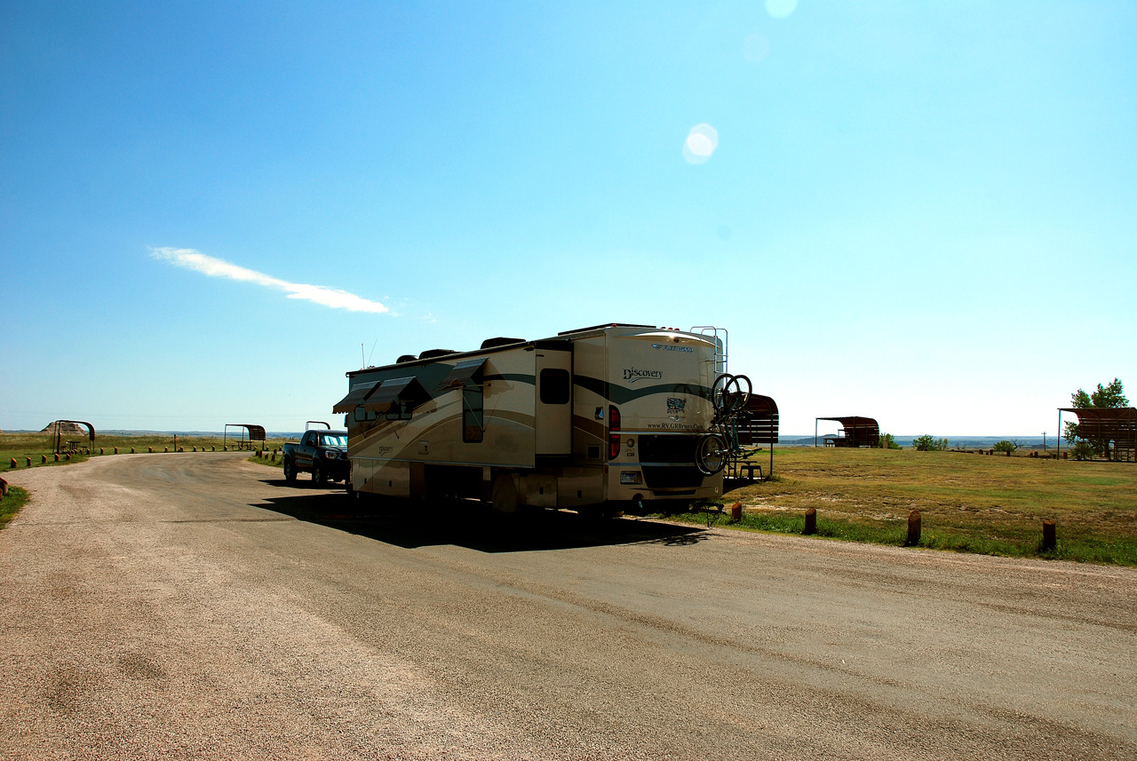 2013-08-29, 003, Cedar Pass CG, Site 70, Badlands NP, SD