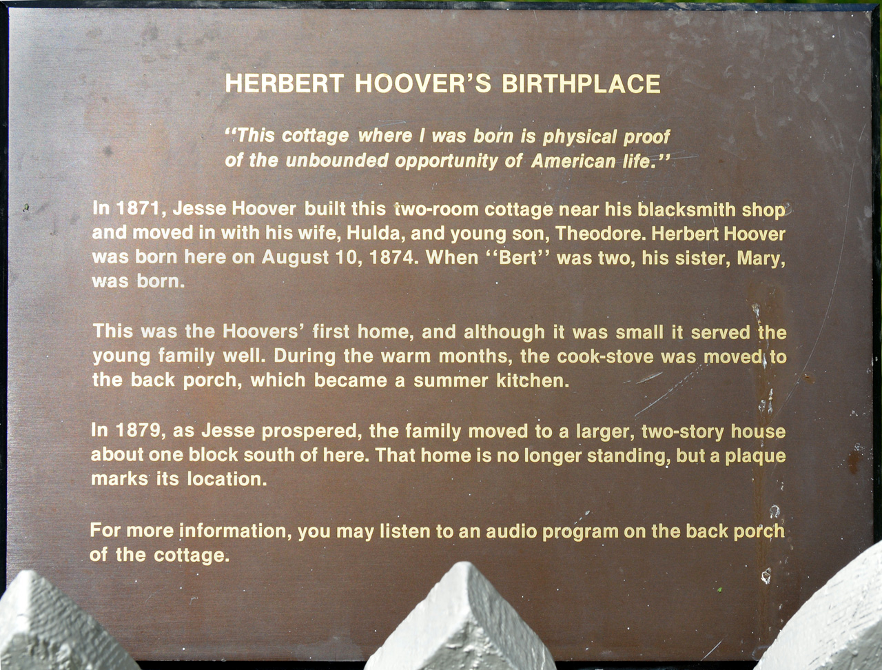 2014-06-09, 003, Herbert Hoover Birth Place