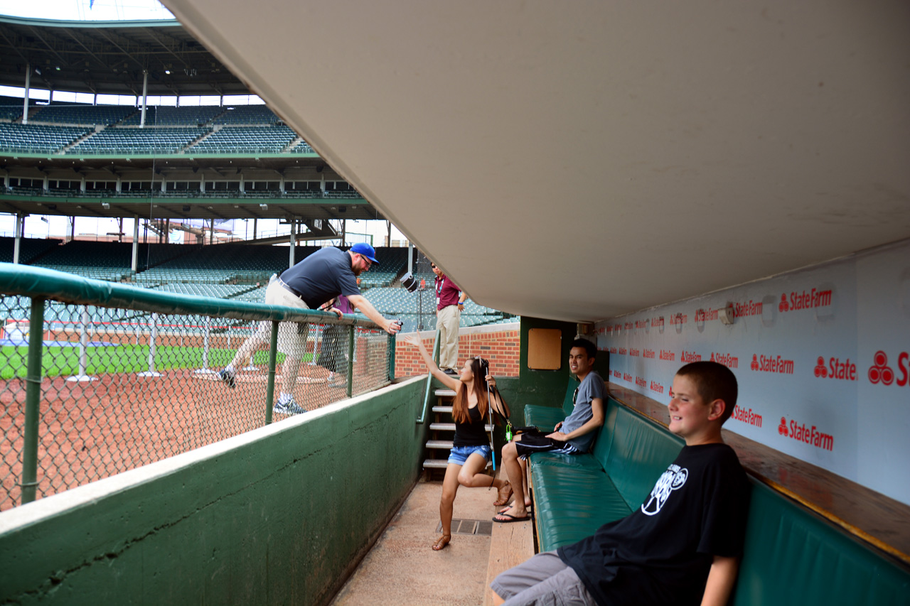 2014-08-03, 062, Wrigley Field, Cubs Dugout