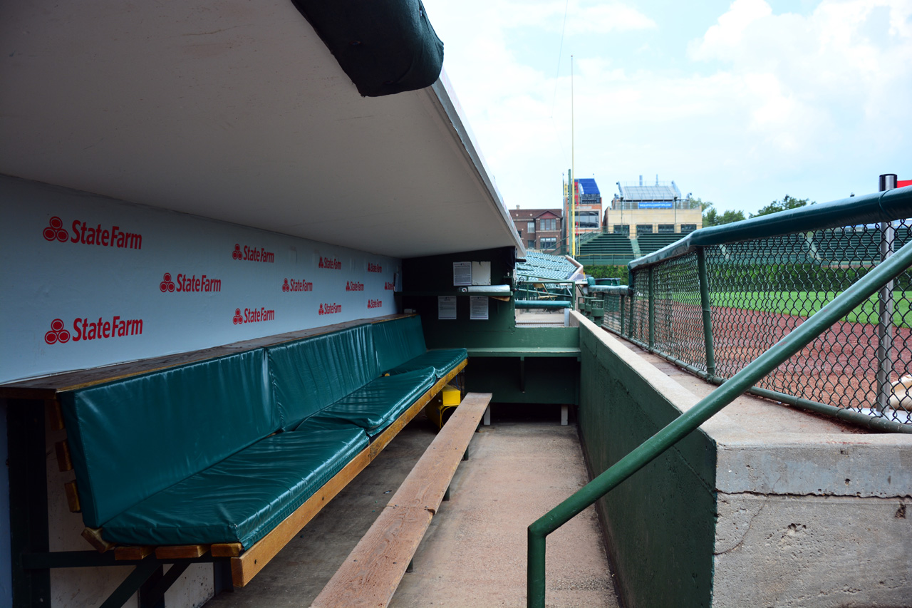 2014-08-03, 067, Wrigley Field, Cubs Dugout