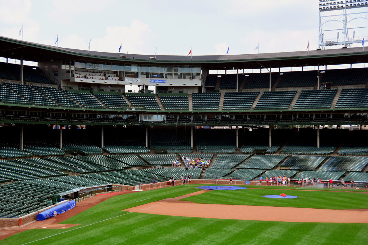 2014-08-03, 034, Wrigley Field, Bleacher View