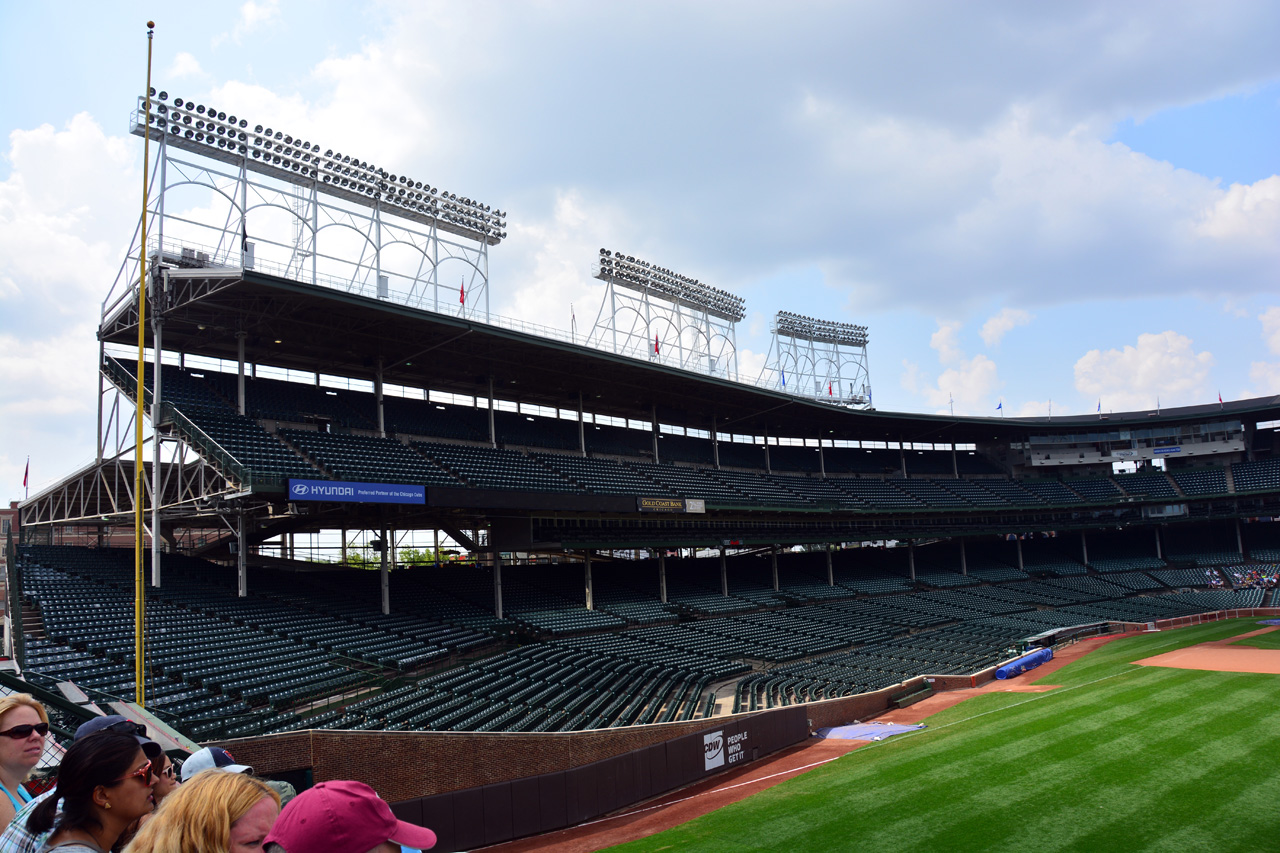 2014-08-03, 037, Wrigley Field, Bleacher View