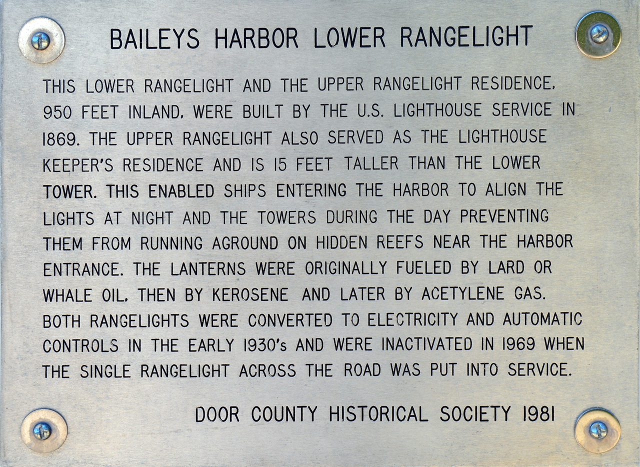 2014-08-07, 023, Baileys Harbor Lighthouse