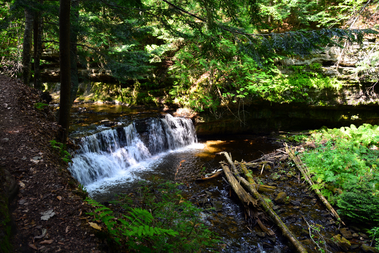 2014-08-15, 008, Mosquito Falls, Pictured Rocks NS, MI