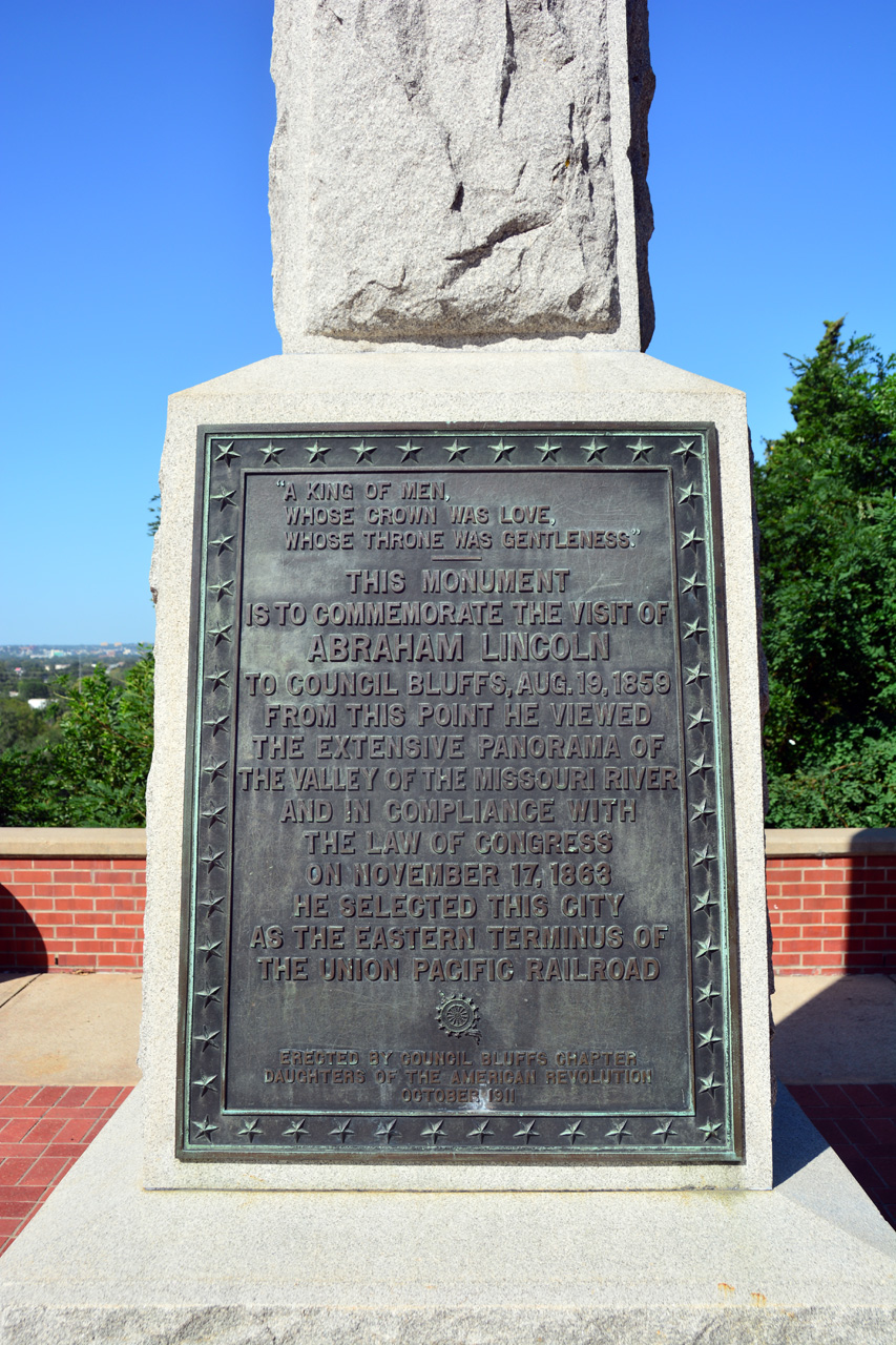 2014-09-04, 002, Lincoln Mon, Council Bluffs, IA