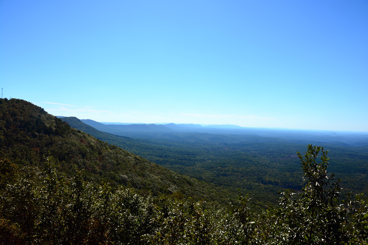 2014-10-16, 031, View from Restaurant, Cheaha SP, AL