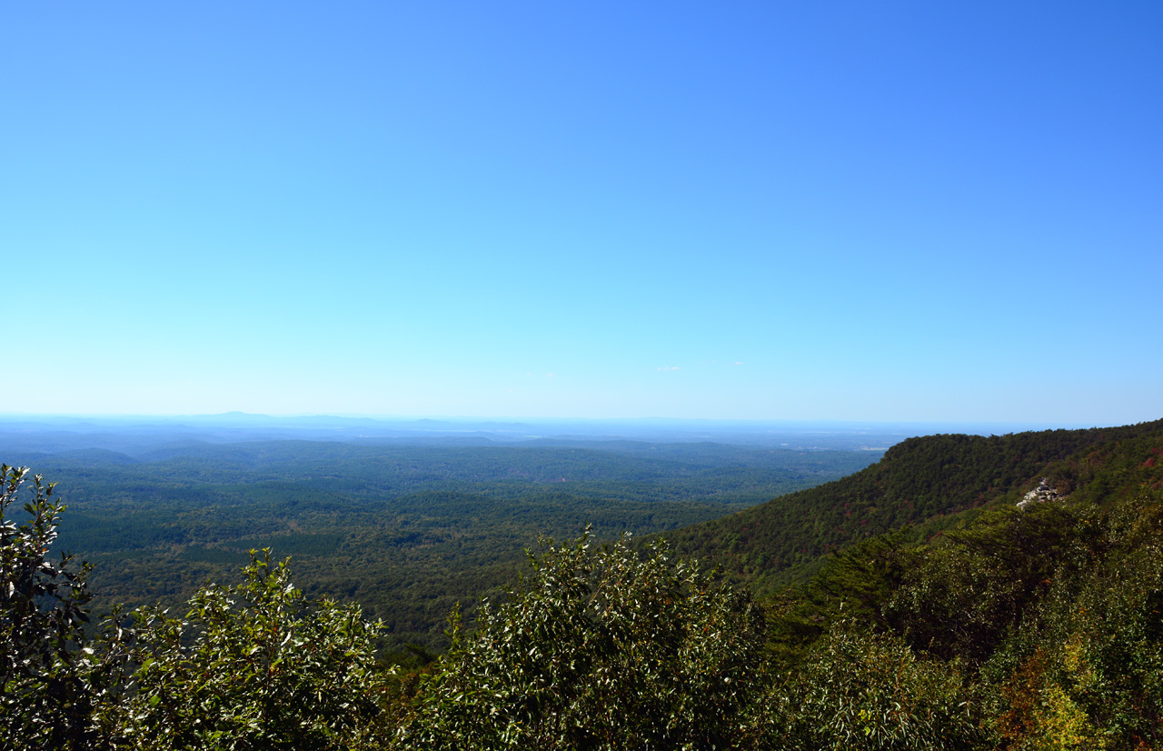 2014-10-16, 033, View from Restaurant, Cheaha SP, AL
