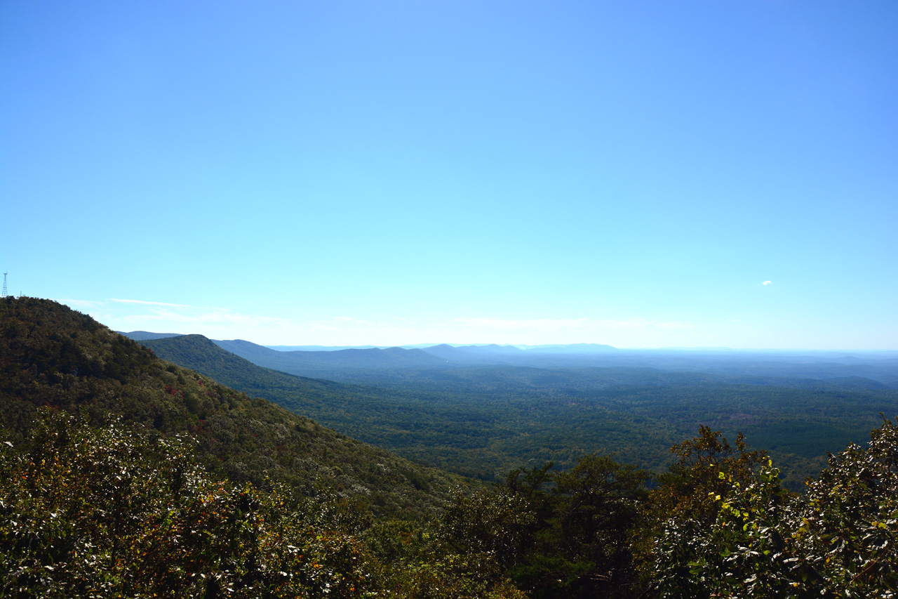 2014-10-16, 036, View from Restaurant, Cheaha SP, AL