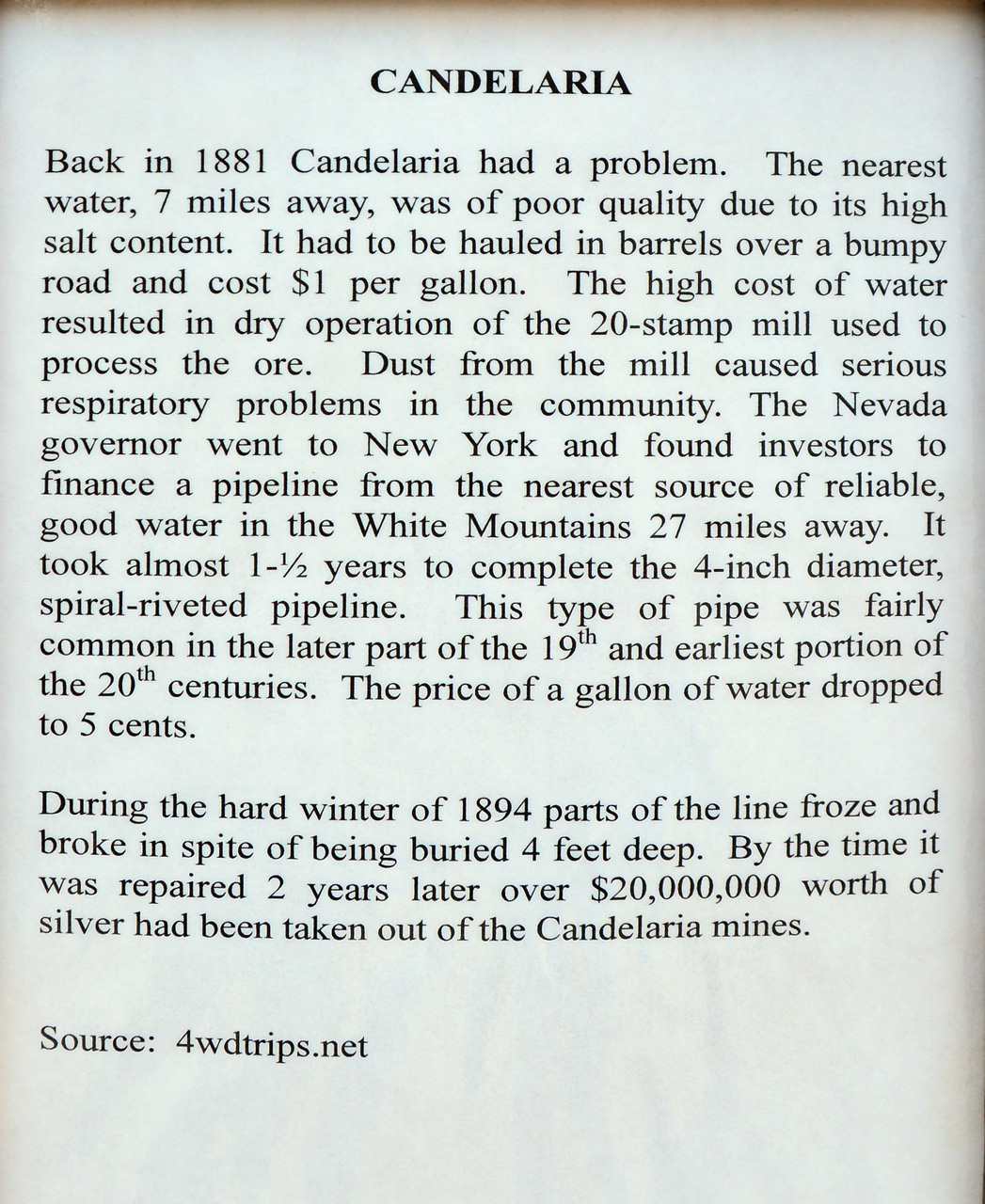 2015-06-10, 050, Candelaria, Water Supply