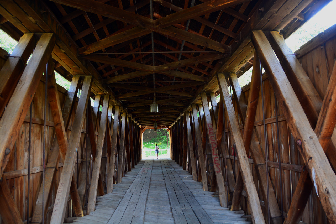 2015-08-18, 013, Thompson Mill Covered Bridge, 1868, Cowden, IL