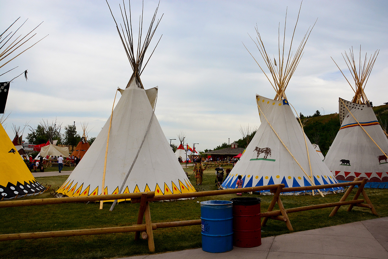 2017-07-08, 013, Calgary Stampede, AB, Indian Village