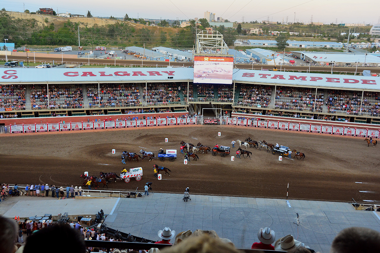 2017-07-09, 098, Calgary Stapede, AB, Chuck Wagon Rasces