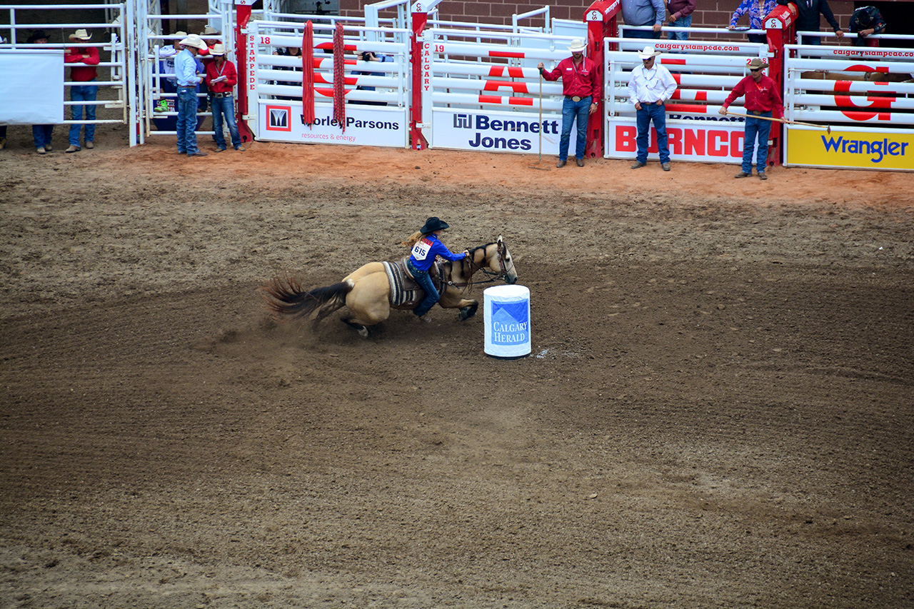 2017-07-10, 323, Calgary Stampede, AB, Barrel Racing