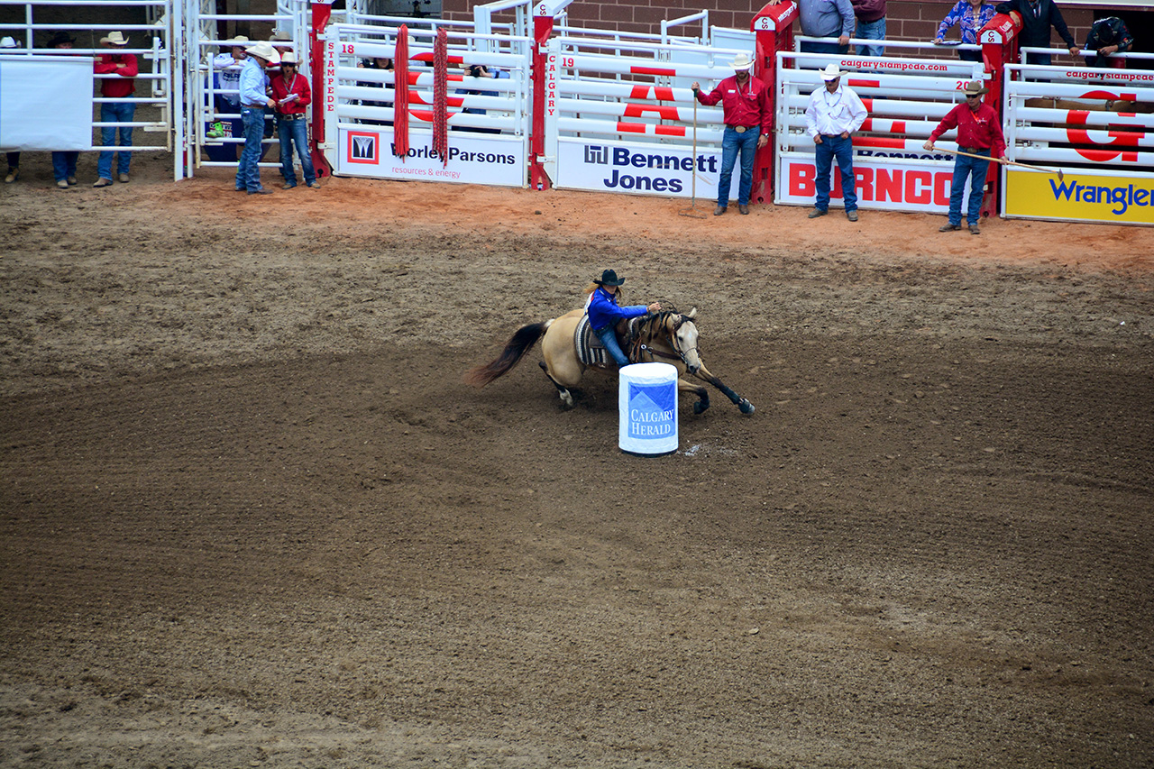 2017-07-10, 324, Calgary Stampede, AB, Barrel Racing