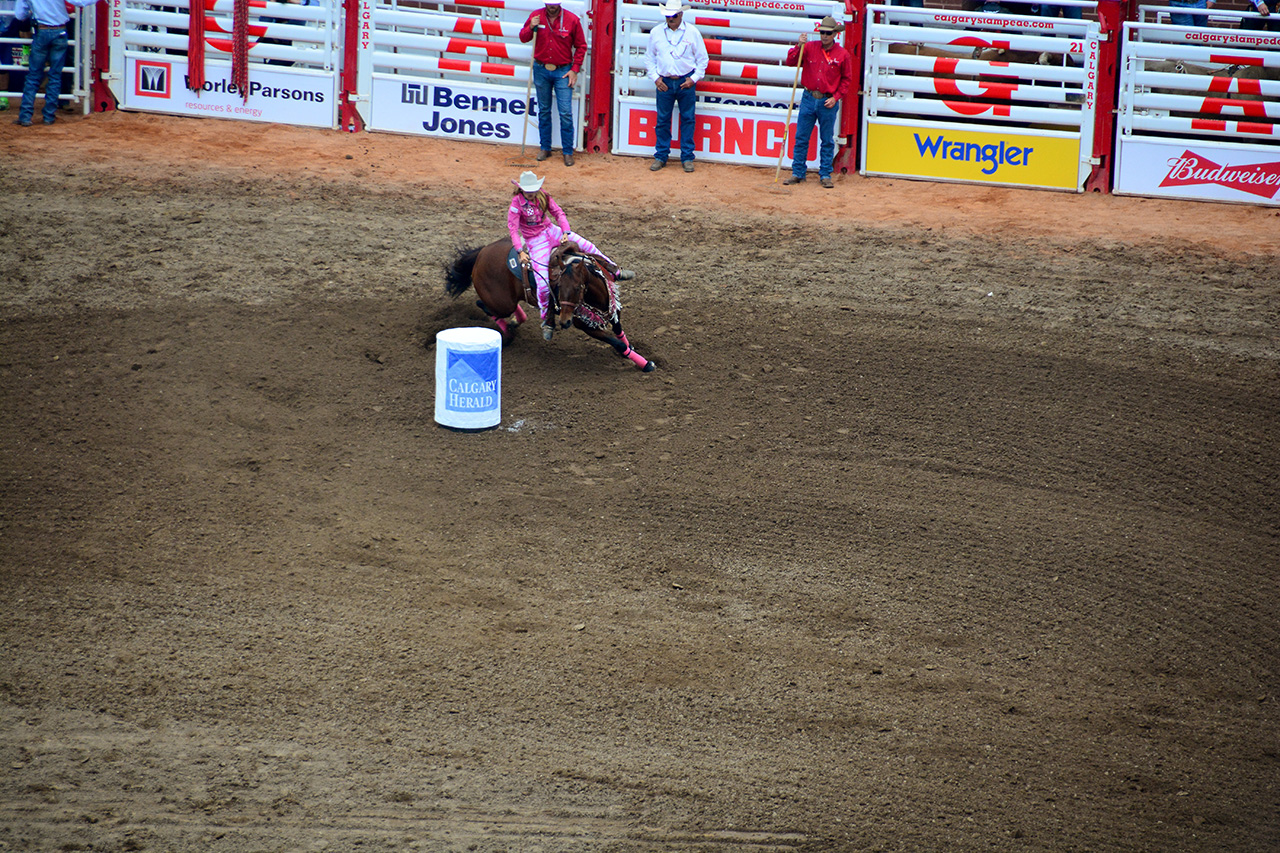 2017-07-10, 344, Calgary Stampede, AB, Barrel Racing