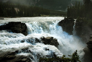 2013-08-19, 023, Athabasca Falls in Jasper, AB