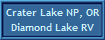 Crater Lake NP, OR
Diamond Lake RV